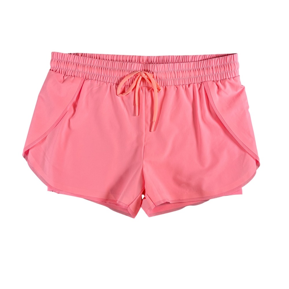 ZYIA Active NWT Pink Flow Shorts Womens Size L Athletic Running Gym Workout